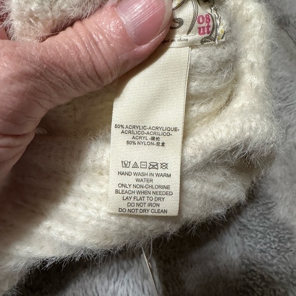 Free People Timber Fuzzy Knit Trapper Hat, Cream, One Size (v) - Picture 7 of 10